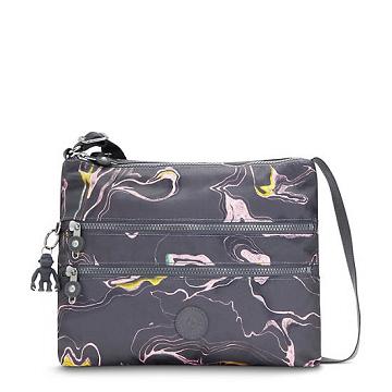 Kipling Alvar Printed Crossbody Táska Szürke Színes | HU 1068CT